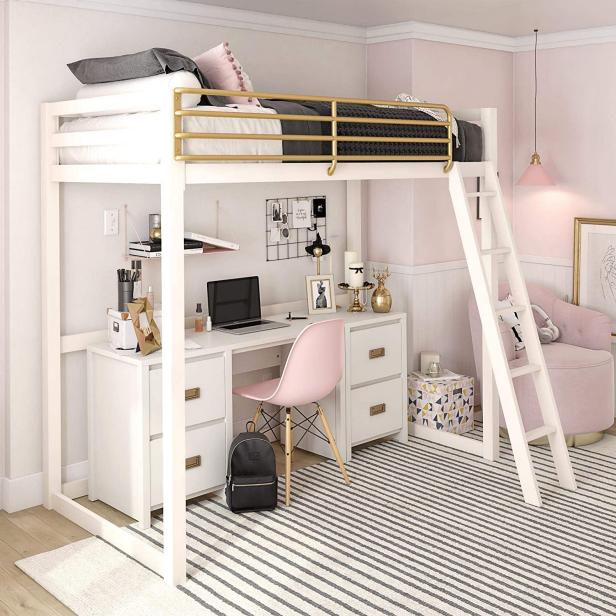 Little girl hot sale loft bed